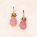 Guava Quartz Fringe Earrings