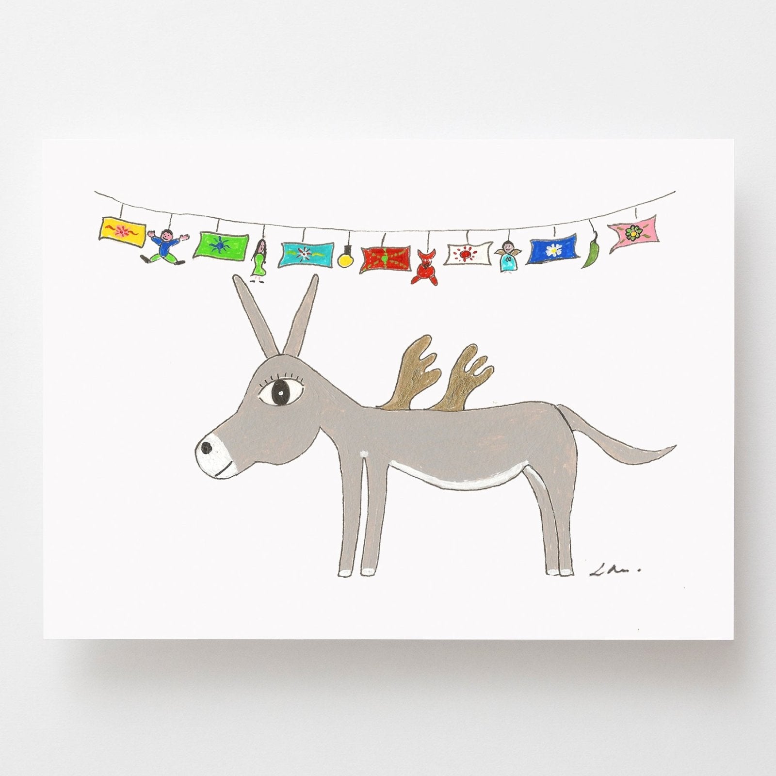 Burro, I limited outlet edition paper print