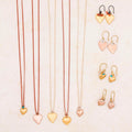 Rosey Sweetheart with Pearl Earrings