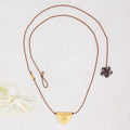14k Gold Halfmoon Talisman Necklace - River Song Jewelry