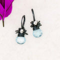 Aquamarine Fringe Earrings - River Song Jewelry