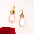 Baroque Pearl Fringe Earrings - River Song Jewelry