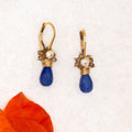 Brazilian Blue Quartz Fringe Earrings - River Song Jewelry