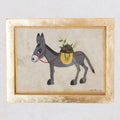 Donkey with Flowers Painting - River Song Jewelry