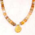 Ethiopian Fire Opal Talisman Necklace - River Song Jewelry