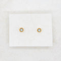Faceted Gem Dot Stud Earrings - River Song Jewelry
