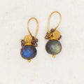 Faceted Labradorite Fringe Earrings - River Song Jewelry