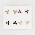 Flower Trio Stud Earring - River Song Jewelry