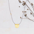 Golden Halfmoon Talisman Necklace - River Song Jewelry
