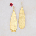 Golden Teardrop Earrings - River Song Jewelry