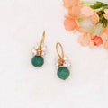 Green Aventurine Fringe Earrings - River Song Jewelry