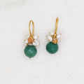 Green Aventurine Fringe Earrings - River Song Jewelry