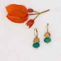 Green Chalcedony Fringe Earrings - River Song Jewelry