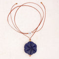 Lapis Flower Necklace - River Song Jewelry