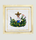 Nopal Cactus Farmer Painting - River Song Jewelry