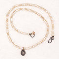 Radiant Diamond & Antique Pearl Necklace - River Song Jewelry