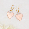 Rosey Heart Milagro Earrings - River Song Jewelry
