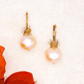 Round Baroque Pearl Fringe Earrings - River Song Jewelry