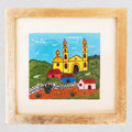 San Miguel Church Scene Painting - River Song Jewelry