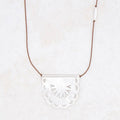 Silver "Papel Picado" Talisman Necklace - River Song Jewelry