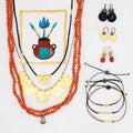 Sunstone Briolette Fringe Earrings - River Song Jewelry